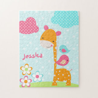 Safari-Süsse-Giraffen-Puzzle Puzzle