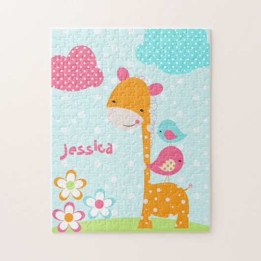 Safari-Süsse-Giraffen-Puzzle Puzzle (Vertikal)