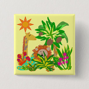 Safari-T-Shirts und Geschenke Button