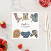Safari Thema Geburtstagsparty Kinder Serviette (Beispiel)