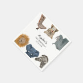 Safari Thema Geburtstagsparty Kinder Serviette (Ecke)