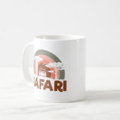 Safari-Thema Kaffeetasse (Vorderseite Links)