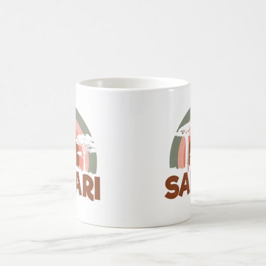 Safari-Thema Kaffeetasse (Mittel)