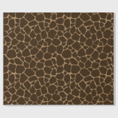 Safari Theme | Giraffe Print Gift Geschenkpapier (Flach)
