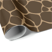 Safari Theme | Giraffe Print Gift Geschenkpapier (Rolleneckpunkt)