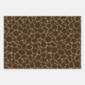 Safari Theme | Giraffe Print Gift Geschenkpapier Set (Vorderseite 2)