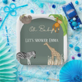 Safari Themed Baby Dusche Teller (Party)