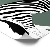 Safari Themed Welcome Sign Poster (Ecke)