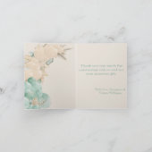 Safari Tier Boho Oh Boy Baby Dusche Dankeskarte (Innenseite)