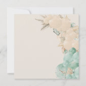 Safari Tier Boho Oh Boy Baby Dusche Einladung (Rückseite)