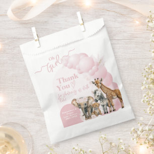 Safari Tier Boho Oh Girl Baby Dusche Geschenktütchen