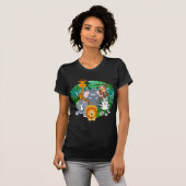 Safari-Tier-Cartoon T-Shirt (Vorne ganz)