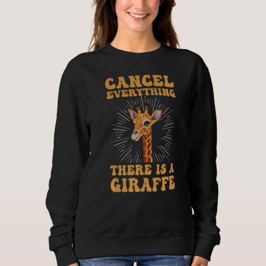 Safari-Tier für eine Giraffe Sweatshirt (Vorderseite)