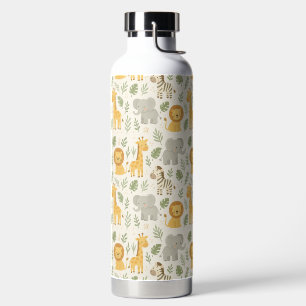 Safari-Tier-Kinderzimmer-Druck Trinkflasche