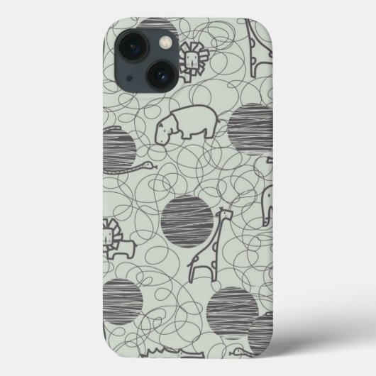 Safari-Tiere 1 Case-Mate iPhone Hülle (Rückseite)