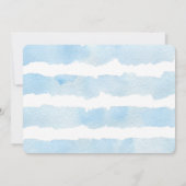 Safari-Tiere Baby Dusche Einladungsjunge Einladung (Rückseite)