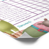 Safari-Tiere belohnen Chore Chart Poster (Ecke)