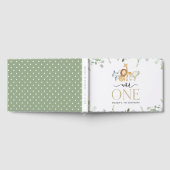 Safari Tiere, Dschungel, Wild One, erster Geburtst Gästebuch (Voll)