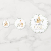 Safari Tiere, Dschungel, Wild One, erster Geburtst Konfetti (Vorderseiten)