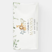 Safari Tiere, Dschungel, Wild One, Geburtstag Will Banner (Vertikal)