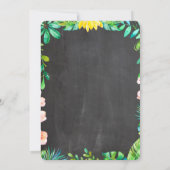 Safari Tiere Einladung Jungle Geburtstag ZOO (Rückseite)