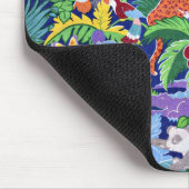 Safari-Tiere farbiges Muster Mousepad (Ecke)