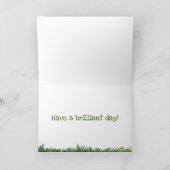 Safari-Tiere Geburtskarte Karte (Innenseite)