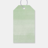 Safari-Tiere Grünpflanzen Gold geschlechtsneutral Geschenkanhänger (Rückseite)