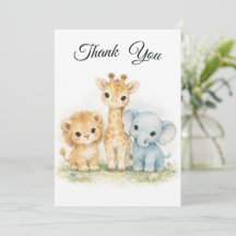 Safari-Tiere Löwe Giraffe Elefant Blauer Junge
