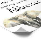 Safari-Tiere - Mama Poster (Ecke)