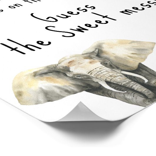 Safari-Tiere - Raten Sie mal, das süße Chaos Poster (Ecke)