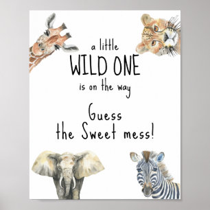 Safari-Tiere - Raten Sie mal, das süße Chaos Poster