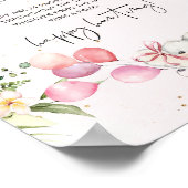 Safari Tiere Schnuller Jagd Baby Dusche Spiel Post Poster (Ecke)