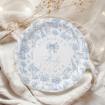 Safari-Tiere Toile de Jouy Baby Dusche Pappteller<br><div class="desc">Safari Tiere Toile de Jouy Baby Duschpapier Teller Matching Artikel zur Verfügung.</div>