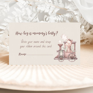 Safari-Tiere trainieren, wie groß der Bauch von Ma Begleitkarte