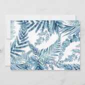 Safari Tiere Tropical ersten Geburtstag Einladung (Rückseite)