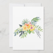 Safari-Tiere Wasserfarbe Es ist eine Baby-Dusche f Einladung (Rückseite)