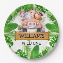 Safari-Tiere Wild One Geburtstag