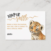 Safari-Tiere wildern ein modernes Baby-Duschdieger Begleitkarte (Vorderseite)