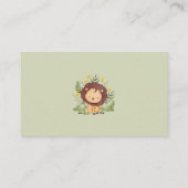 Safari Tiere Windeln Raffeln Tickets Jungle Boys Begleitkarte (Rückseite)