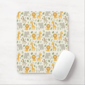 Safari-Tierkinderstube-Druck Mousepad (Mit Mouse)