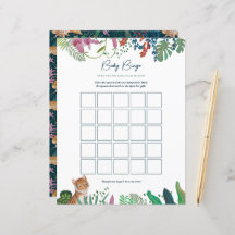 Safari Tiger Bingo Baby Showspiel