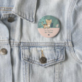 Safari-Tiger-Kindergeburtstagsgast-Button Button (Beispiel)