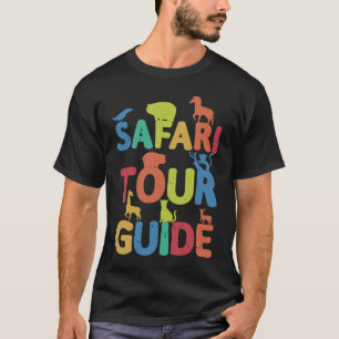 Safari Tour Guide Afrika Wildnis Tierwelt T-Shirt
