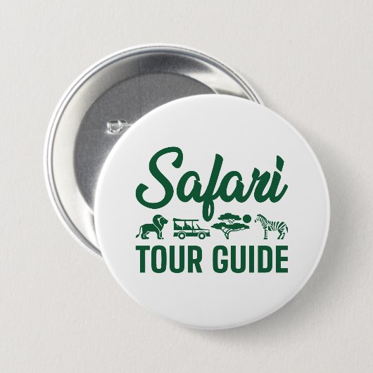 Safari Tour Guide Button (Vorne & Hinten)