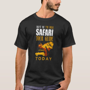 Safari Tour Guide Familienurlaub Afrika T-Shirt