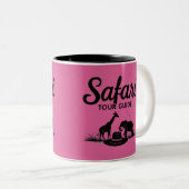 Safari Tour Guide Geschenk Zweifarbige Tasse (VorderseiteRechts)