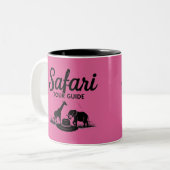 Safari Tour Guide Geschenk Zweifarbige Tasse (Vorderseite Links)