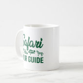 Safari Tour Guide Kaffeetasse (Vorderseite Links)