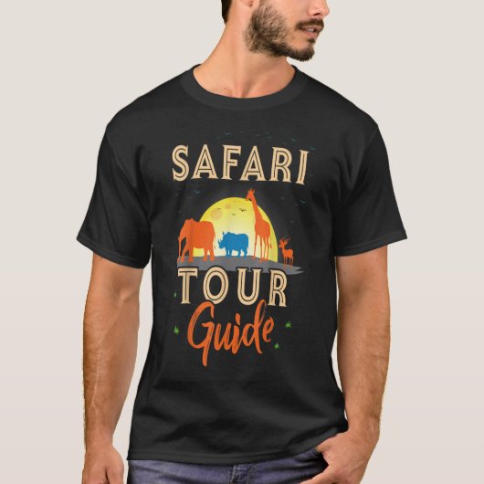 Safari Tour Guide Safari Mens Kostüm T-Shirt (Vorderseite)